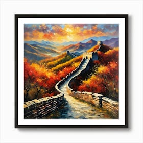 Great Wall of China Art Print
