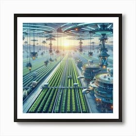 Futuristic City 8 Art Print