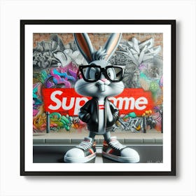 Bunny Supreme Art Print