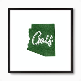 Golf Arizona 1 Art Print