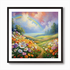 Rainbow Path Art Print