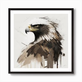 Brown Eagle Art Print