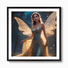 Glowing Fairy Art Print