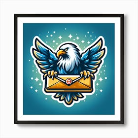 Eagle Logo Art Print