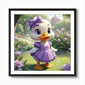 Dainty Duckling Art Print