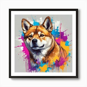 Shiba Inu 54 Art Print