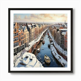 Amsterdam Canal 9 Art Print