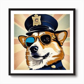 Police Dog 4 Art Print