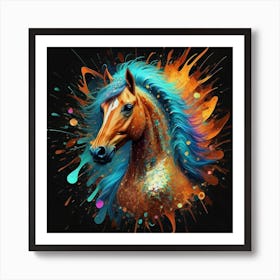 Horse Painting 1 Art Print