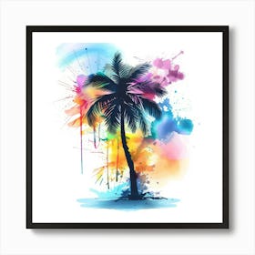 Tropical Palm Tree 2 Art Print