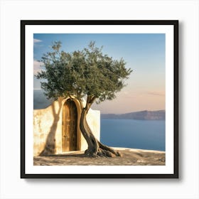 Olive Tree In Sunlight (I) Art Print