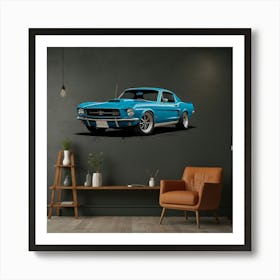 Default Create Unique Design Of Autoshop Wall Art 2 Art Print