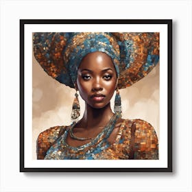 African Woman Art Print