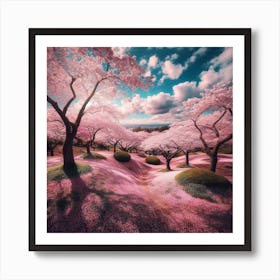 Cherry Blossoms 3 Art Print