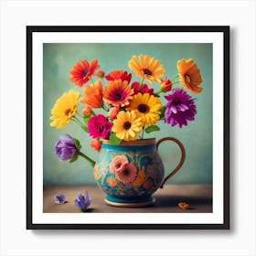 Flowers In A Vase 2 Art Print