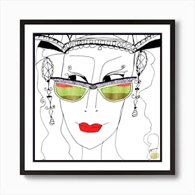 Queens In The Game Jessica Stockwell 5  by Jessica Stockwell Art Print