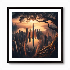 Cityscape 2 Art Print