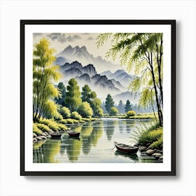 Chinese Art 92 Art Print