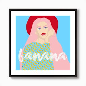 Banana Art Print