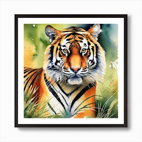 Tiger Painting 11 Art Print