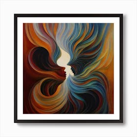 Face Of Love Art Print