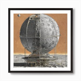 Nasa'S Moon Station Art Print