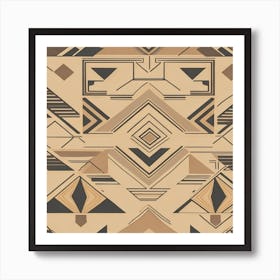 Aztec Pattern Art Print