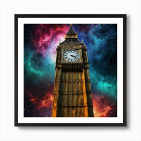 Default Closeup Of A Big Ben Clockthe Giant Bell Inside The Bi 3 Art Print