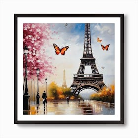 Paris Eiffel Tower 81 Art Print