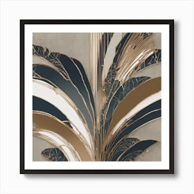 Gold Leaf 1 Art Print