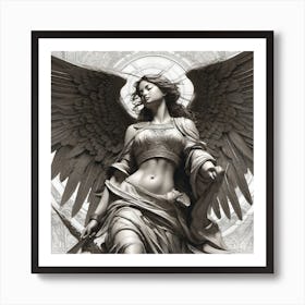 Angel 5 Art Print