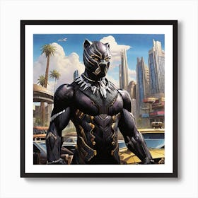 Black Panther Art Print