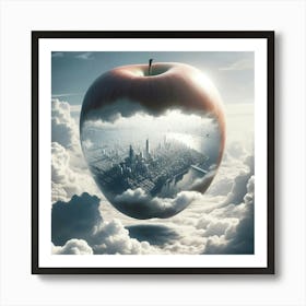 Apple In The Sky Art Print