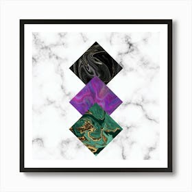 Marble Background Art Print