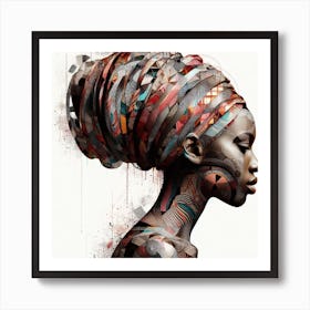 African woman Art Print
