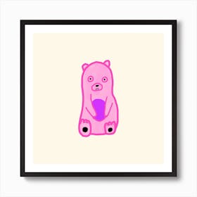 Gloomy pinky bear 🧸 Poster