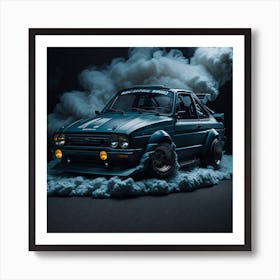 Cartoonised escort Art Print