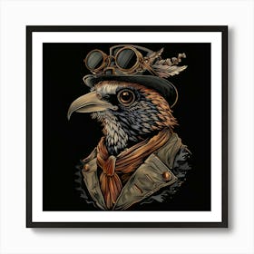 Steampunk Bird 15 Art Print