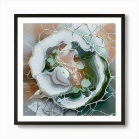 Abstract Flower 4 Art Print