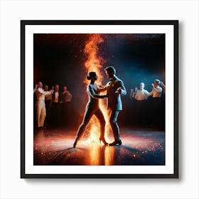 Dance Of Flames 1 Art Print