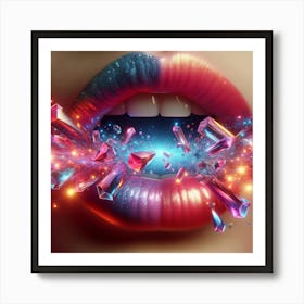 Sexy Lips Art Print