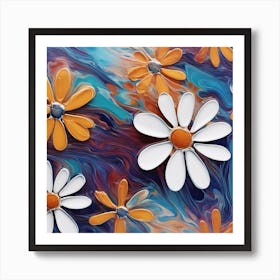 Daisies 2 Art Print