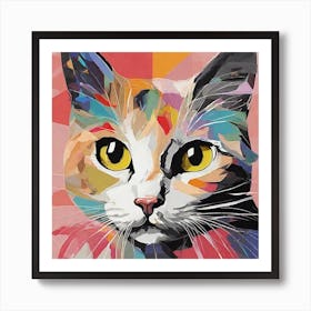 Cat Painting 2 Art Print