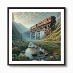 Train Crossing Poster