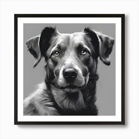 Dog Portrait Art Print