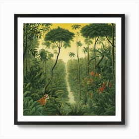 The Equatorial Jungle Art Print