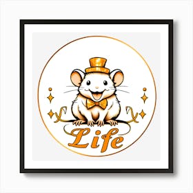 Life Of A Rat Art Print