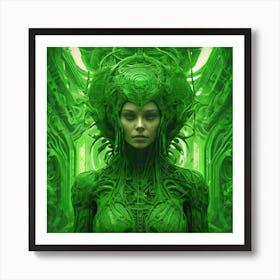 Alien Woman Art Print