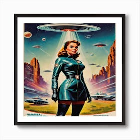 Aliens From Outer Space 1 Art Print
