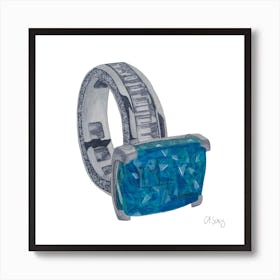 Turquoise Ring 1 Art Print